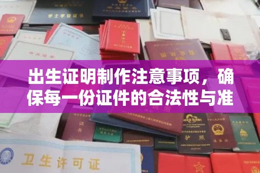 阿荣旗出生证明制作注意事项，确保每一份证件的合法性与准确性